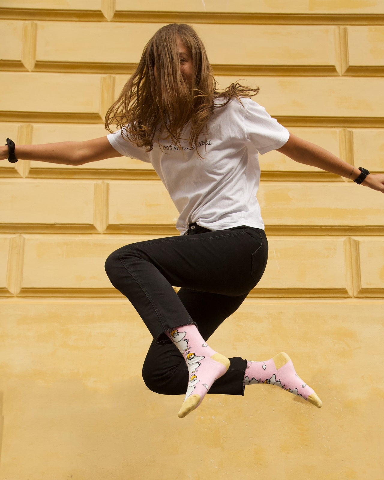 [Moomin] Snork Maiden Idea Women's Classic Socks Pink