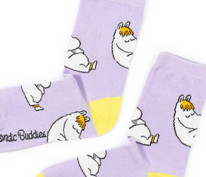 [Moomin] Snork Maiden Dream Women's Classic Socks Lilac